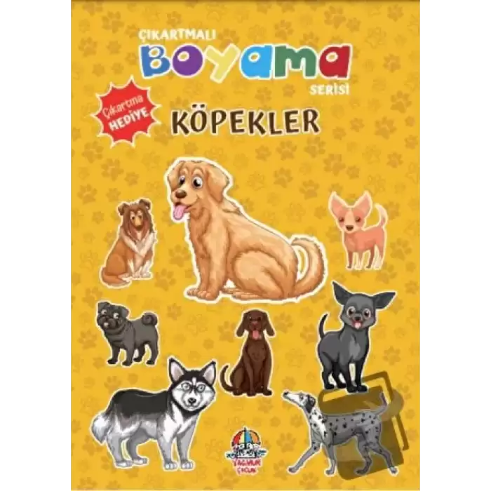 Çıkartmalı Boyama Serisi - Köpekler