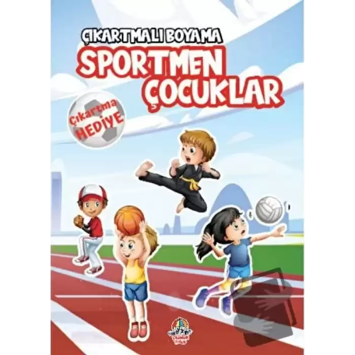 Çıkartmalı Boyama - Sportmen Çocuklar