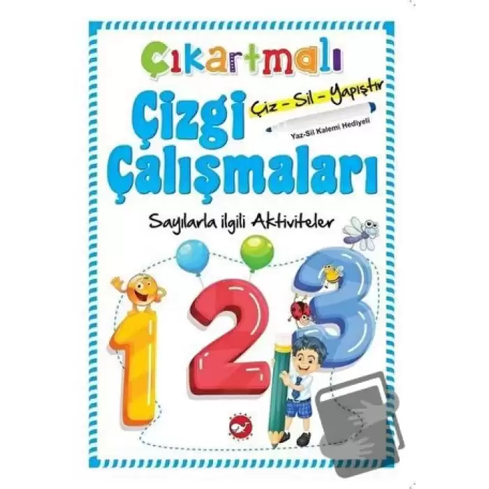 Çıkartmalı Çizgi Çalışmaları - Sayılarla İlgili Aktiviteler