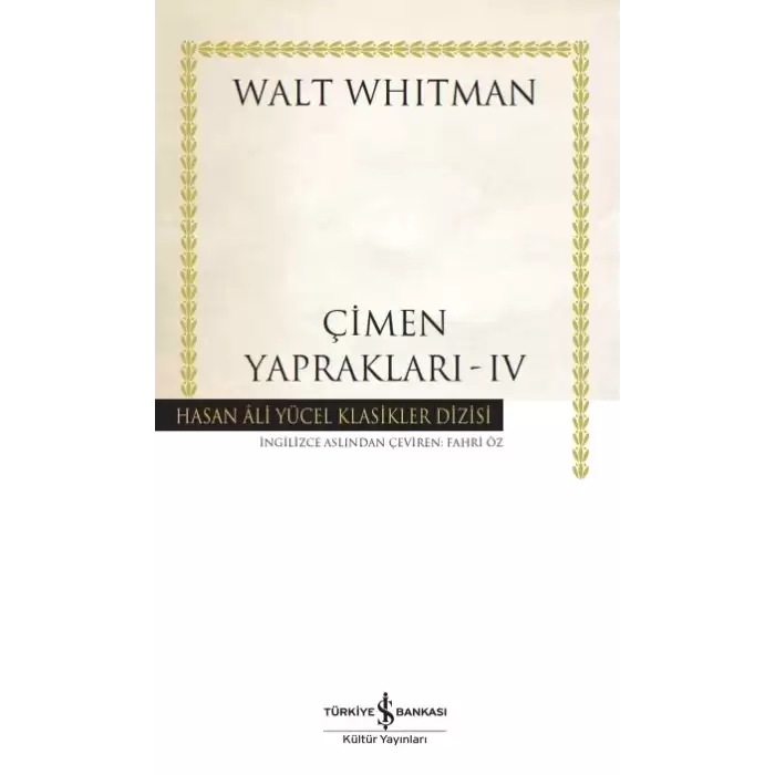 Çimen Yaprakları - IV