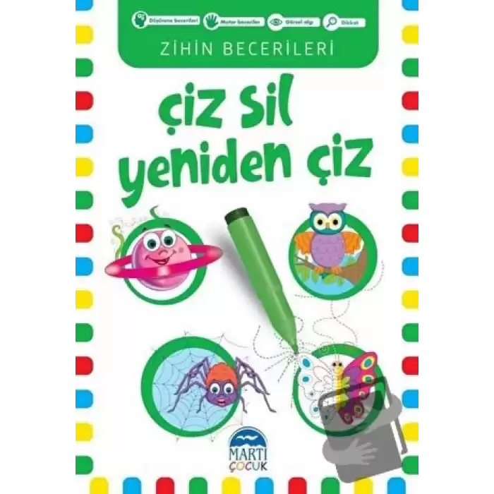 Çiz Sil Yeniden Çiz (Yeşil Kitap)