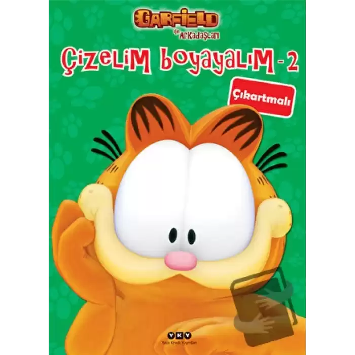 Çizelim Boyayalım 2 - Garfield ile Arkadaşları (Çıkartmalı)