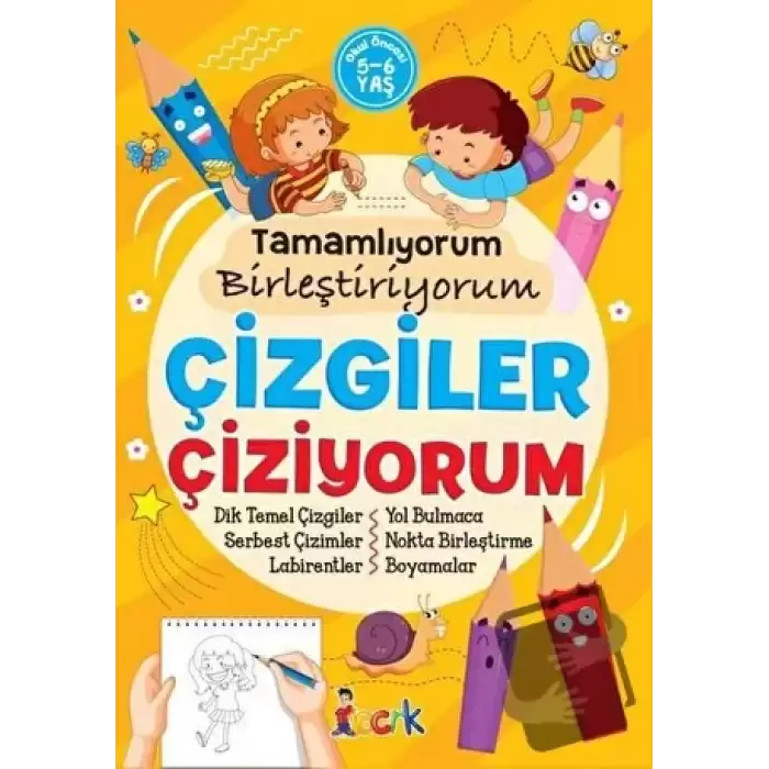 Çizgiler Çiziyorum - Tamamlıyorum Birleştiriyorum