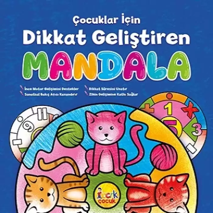 Çocuklar İçin Dikkat Geliştiren Mandala