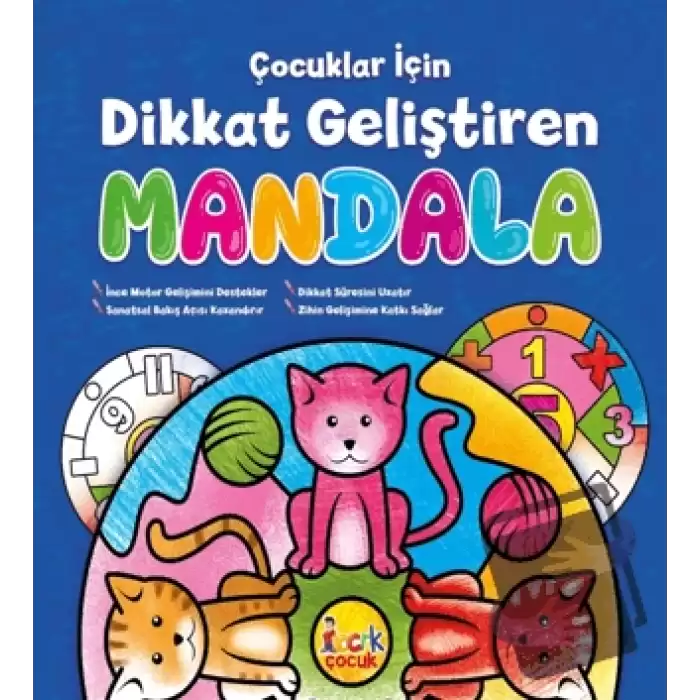 Çocuklar İçin Dikkat Geliştiren Mandala