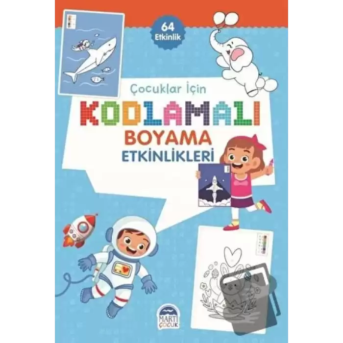 Çocuklar İçin Kodlama Etkinlikleri - Mavi - 64 Etkinlik