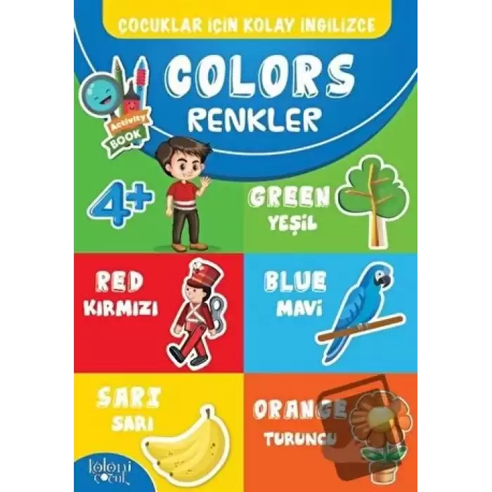 Çocuklar İçin Kolay İngilizce - Colors Renkler