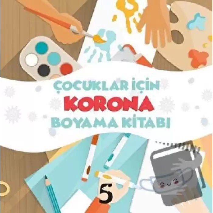 Çocuklar İçin Korona Boyama Kitabı