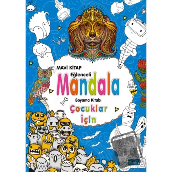 Çocuklar İçin Mandala Mavi