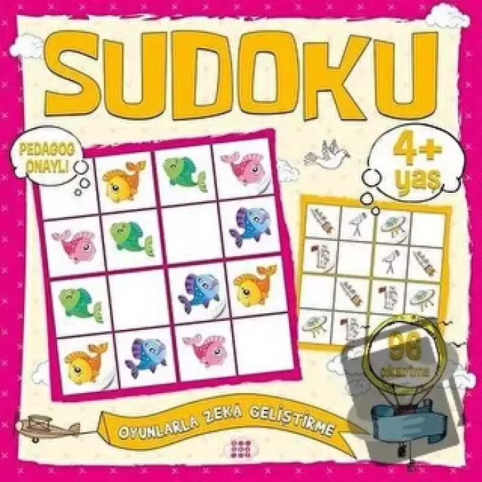 Çocuklar İçin Sudoku Çıkartmalı (4+ Yaş)