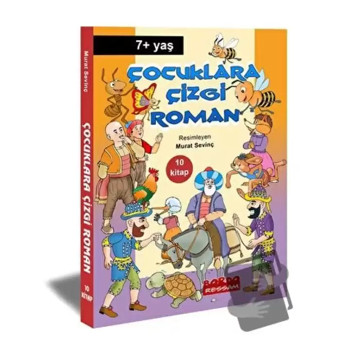 Çocuklara Çizgi Roman - Renkli Resimli 10 Kitap set