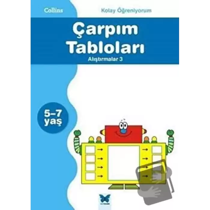 Collins kolay Öğreniyorum - Çarpım Tabloları Alıştırmalar 3 (5-7 Yaş)