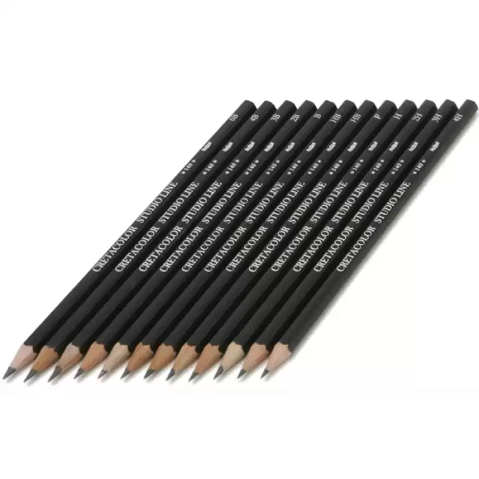 Cretacolor Artist Studio Line Graphite Pencils B (Dereceli Çizim Kalem) 140 01 - 12li Paket