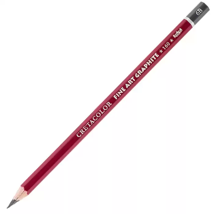 Cretacolor Cleos Fine Art Graphite Pencils 6B (Dereceli Çizim Ve Grafit Kalemi) 160 06 - 3lü Paket