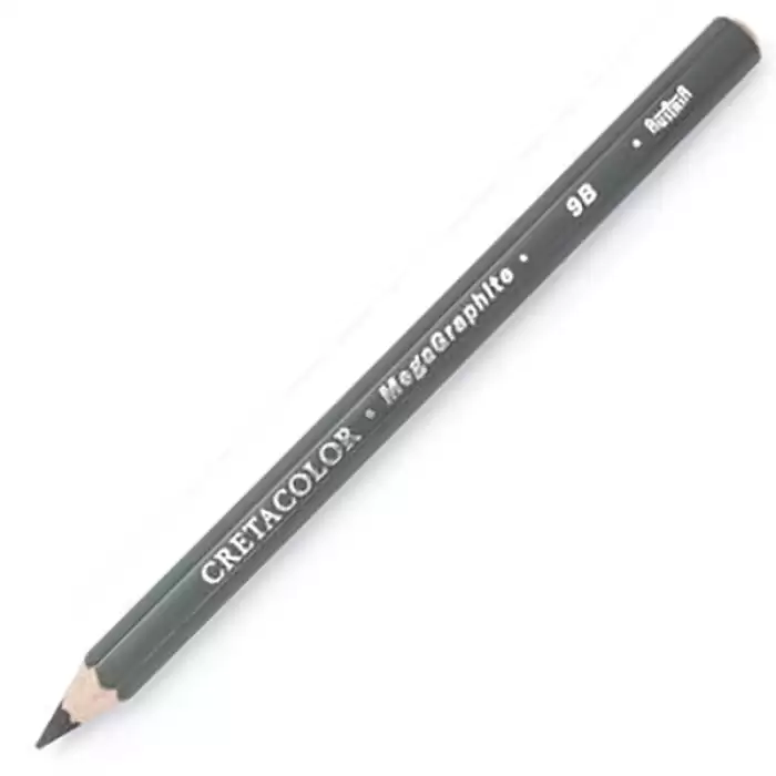 Cretacolor Mega Graphite Pencils 9B (Mega Dereceli Kalem) 170 09 - 12li Paket
