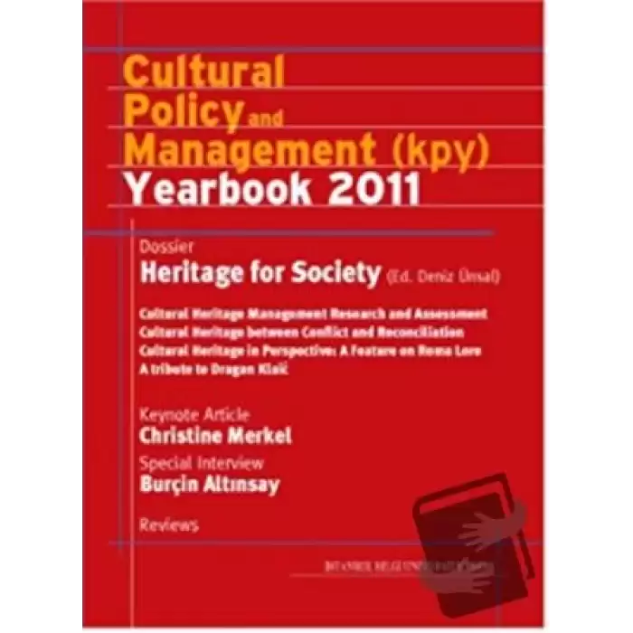 Cultural Policy and Management (KPY) Year Book 2011