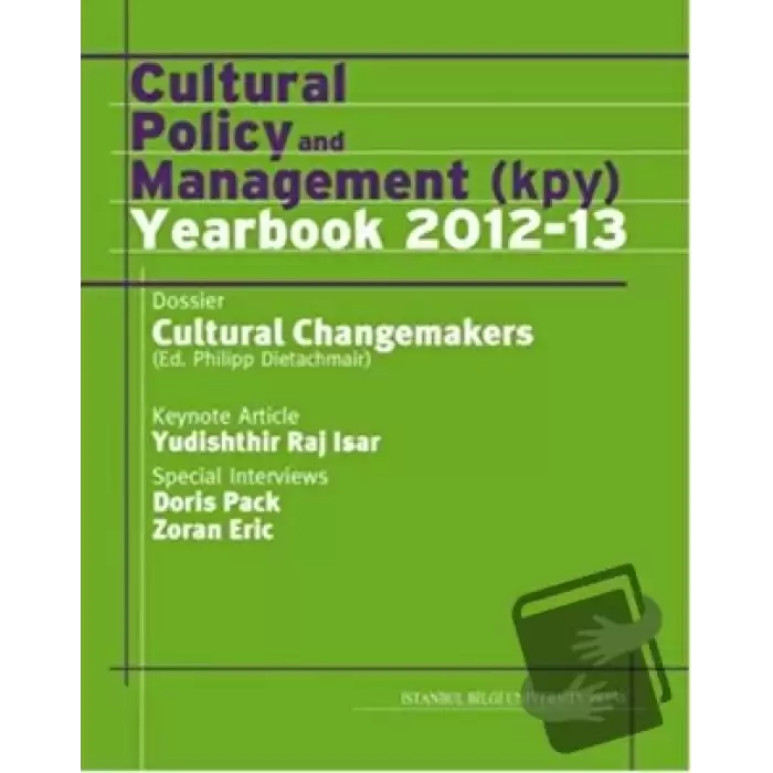 Cultural Policy And Management (Kpy) Yearbook 2012-13