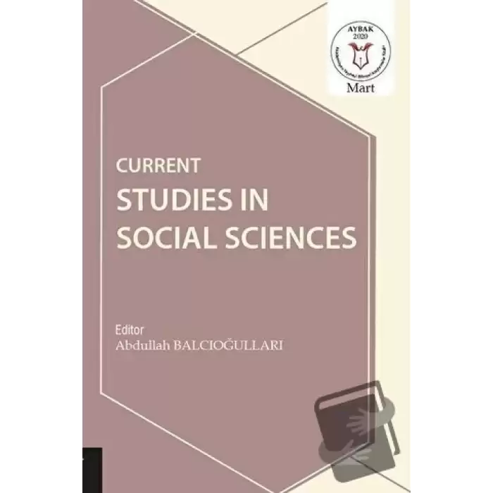 Current Studies in Social Sciences 1