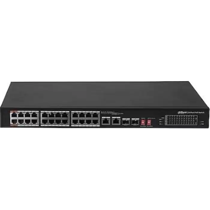 Dahua Pfs3226-24Et-240 24 Port Poe 2 Port Sfp 2 Port Gbıt Uplink 10-100 Switch