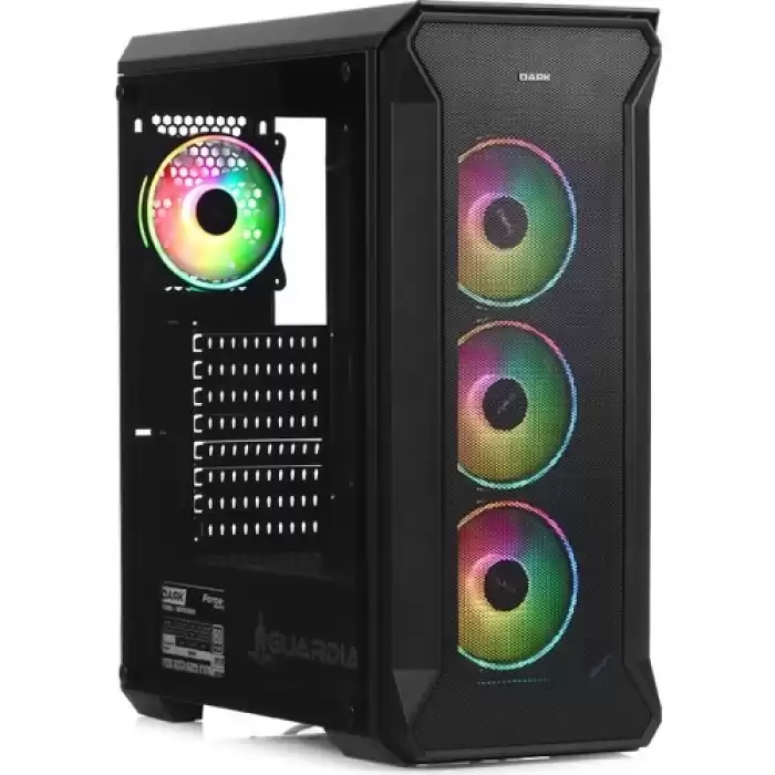 Dark Guardıan Pro 4X12Cm Adreslenebilir Rgb Fan Usb3.0 T-Glass Atx Oyuncu Kasası