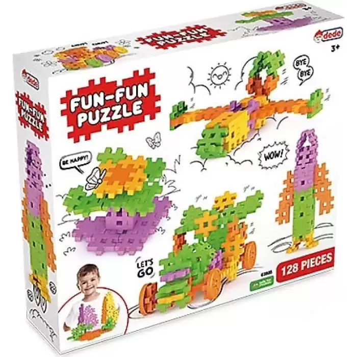 Dede Oyuncak Fun Fun Puzzle 128 Parça