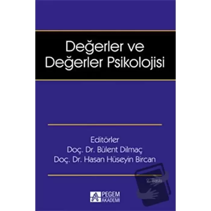 Değerler ve Değerler Psikolojisi