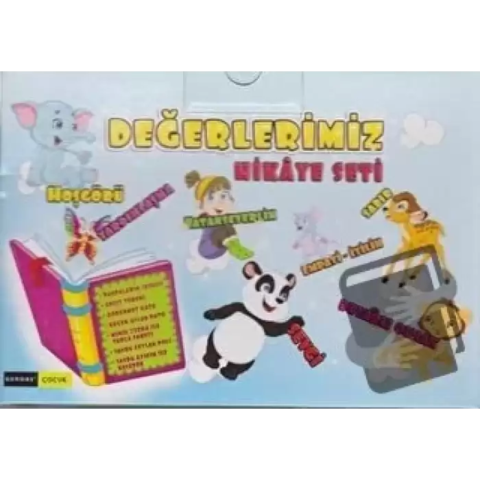 Değerlerimiz Hikaye Seti (15 Kitap, Küçük Boy)