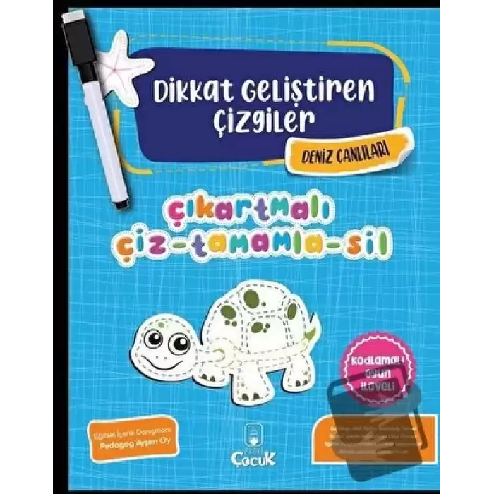 Deniz Canlıları - Dikkat Geliştiren Çizgiler