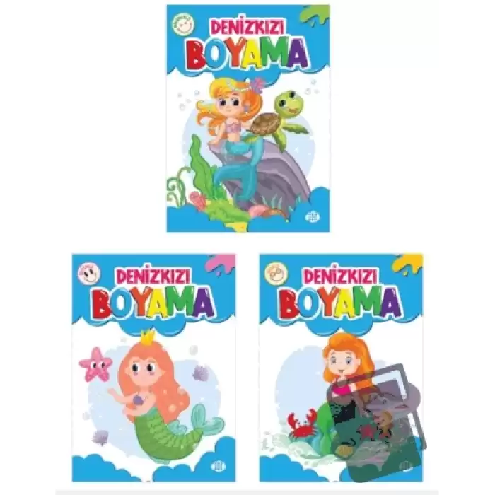 Denizkızı Boyama Seti (3 Kitap)