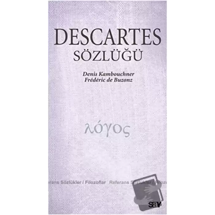 Descartes Sözlüğü