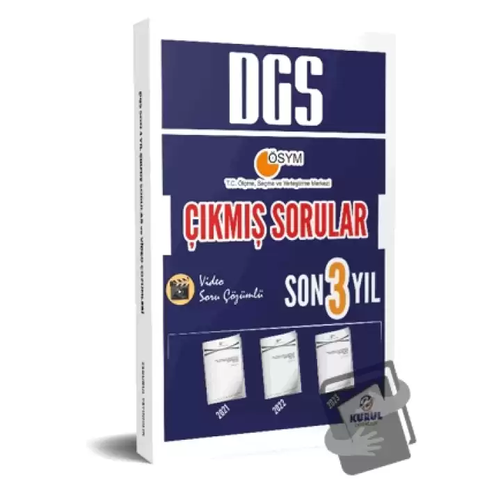 DGS Son 3 Yıl Çıkmış Sorular ve Video Çözümleri