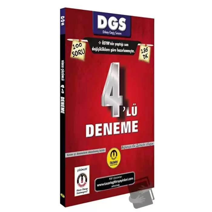 DGS Son Format 100 Soruluk 4lü Çözümlü Deneme