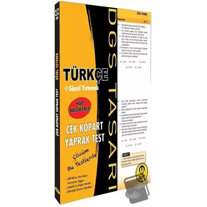 DGS Türkçe Yaprak Test