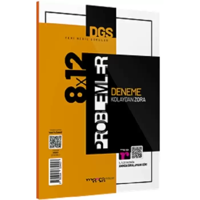 DGS Yeni Nesil 8x12 Tamamı Video Çözümlü Problemler Deneme