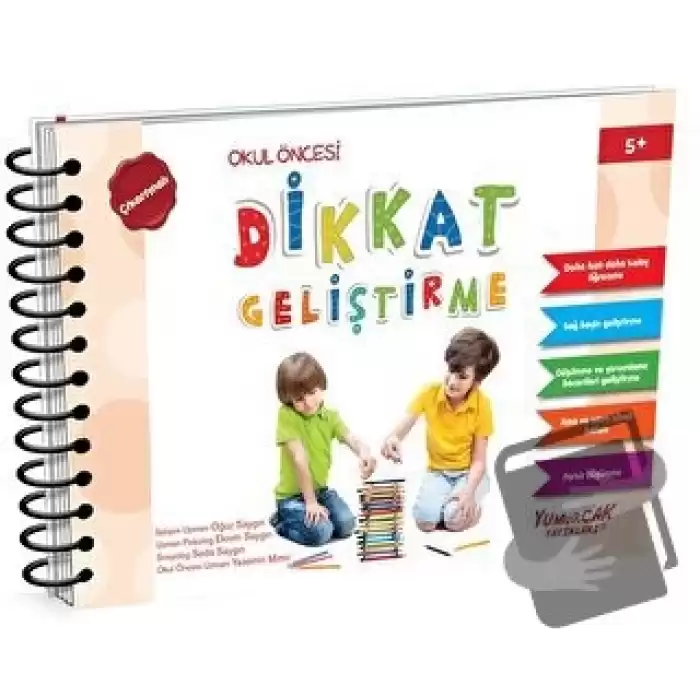 Dikkat Geliştirme - Okul Öncesi - (5 Yaş)