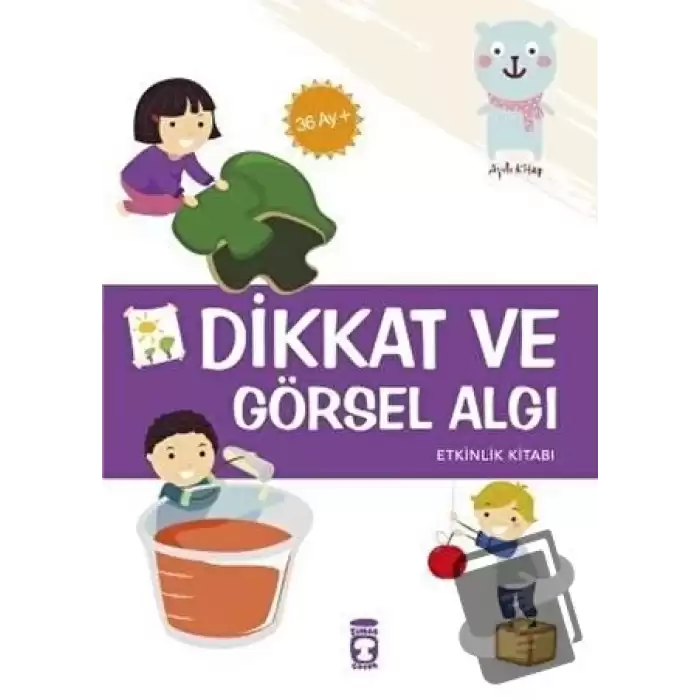 Dikkat ve Görsel Algı - Etkinlik Kitabı (36 Ay +)