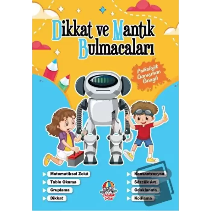 Dikkat Ve Mantık Bulmacaları - Mavi Kitap