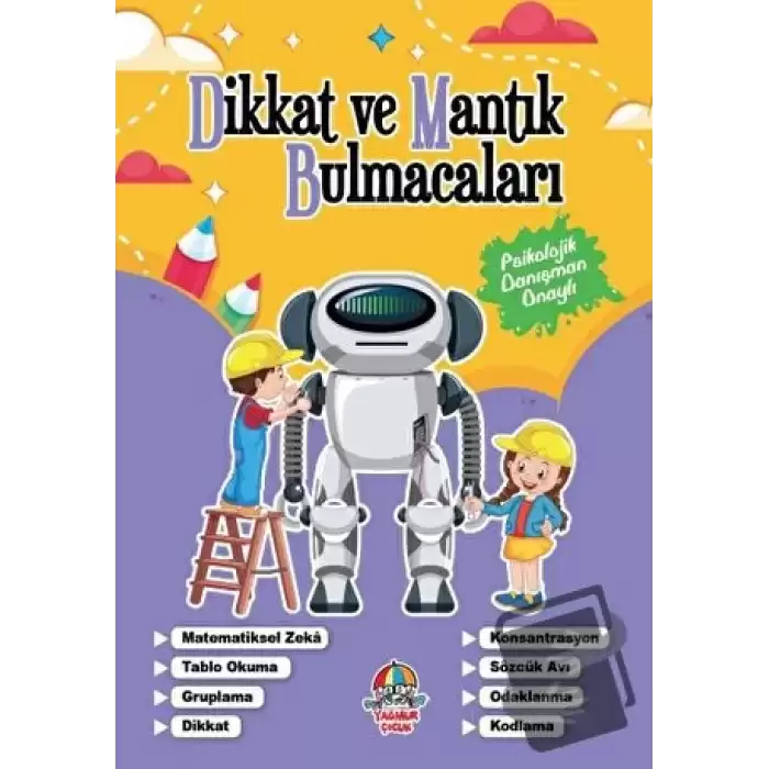 Dikkat Ve Mantık Bulmacaları - Mor Kitap