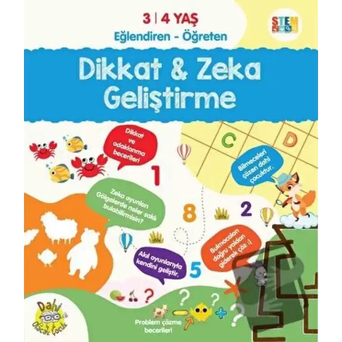 Dikkat ve Zeka Geliştirme 3-4 Yaş