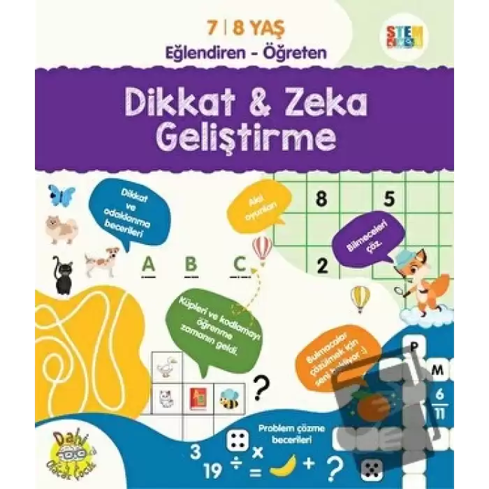 Dikkat ve Zeka Geliştirme 7-8 Yaş