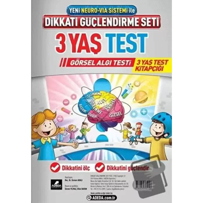 Dikkati Güçlendirme Seti 3 Yaş Test