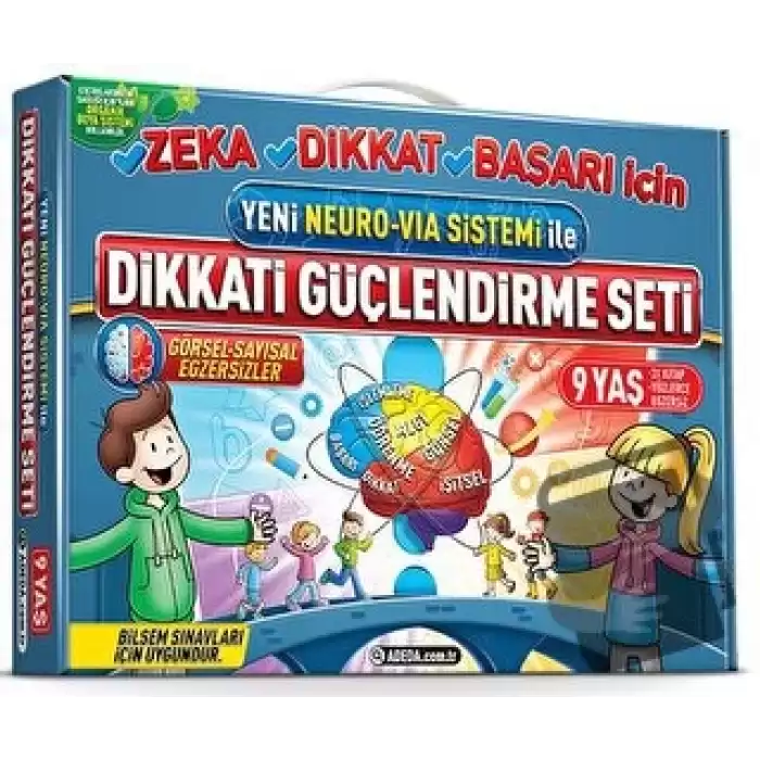 Dikkati Güçlendirme Seti 9 Yaş