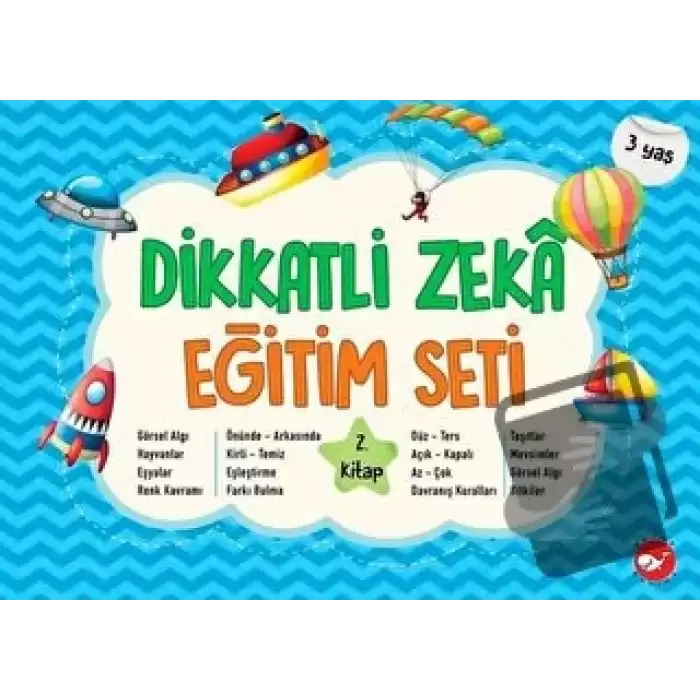 Dikkatli Zeka Eğitim Seti 2. Kitap (3 Yaş)