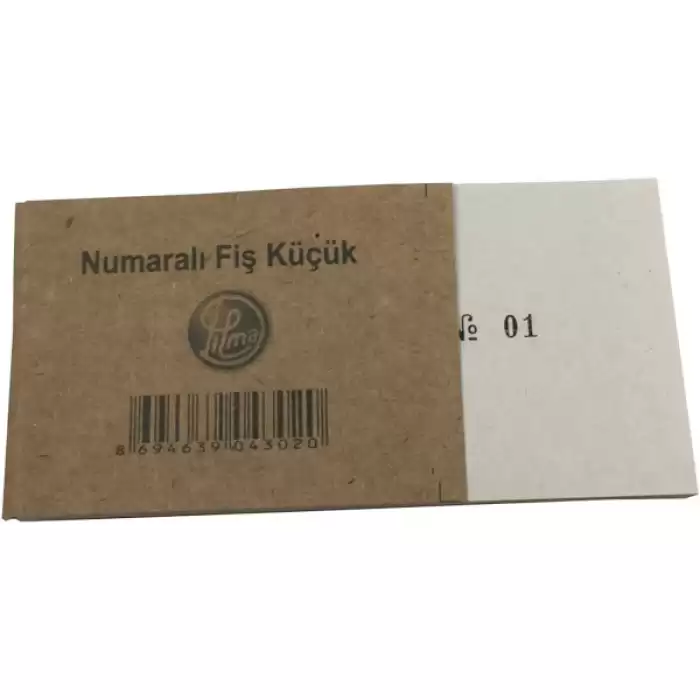 Dilman Numaralı Fiş Küçük 4302 - 36lı Paket