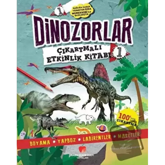 Dinozorlar Çıkartmalı Etkinlik Kitabı 1