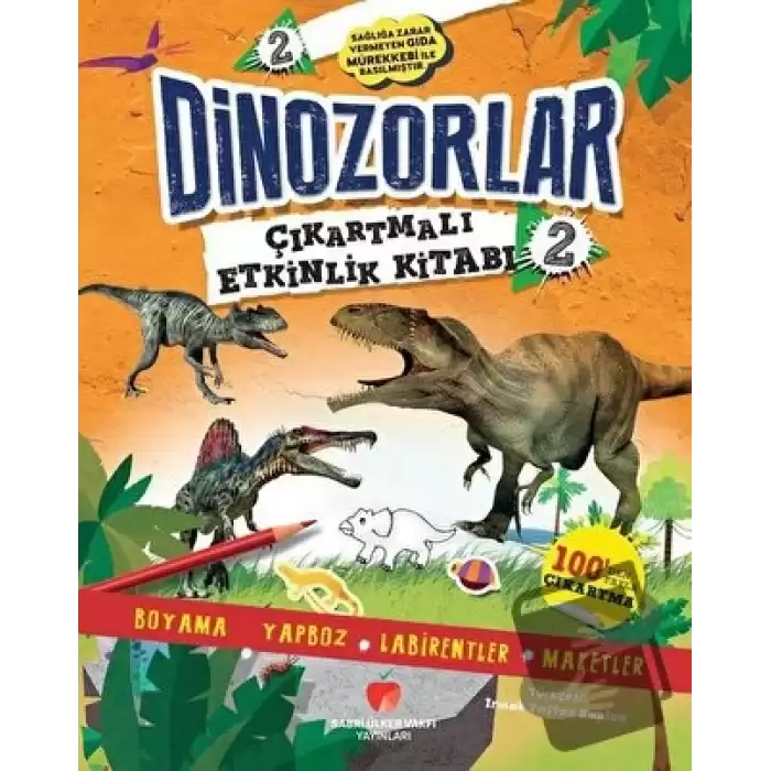 Dinozorlar Çıkartmalı Etkinlik Kitabı 2