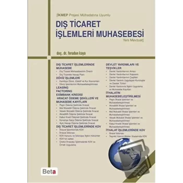 Dış Ticaret İşlemleri Muhasebesi