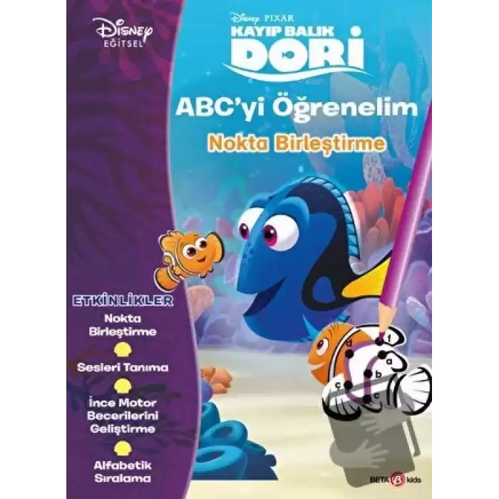 Disney Eğitsel Dori ABC’yi Öğrenelim Nokta Birleştirme