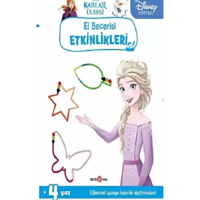 Disney Eğitsel Karlar Ülkesi El Becerisi Etkinlikleri Yazıya Hazırlık