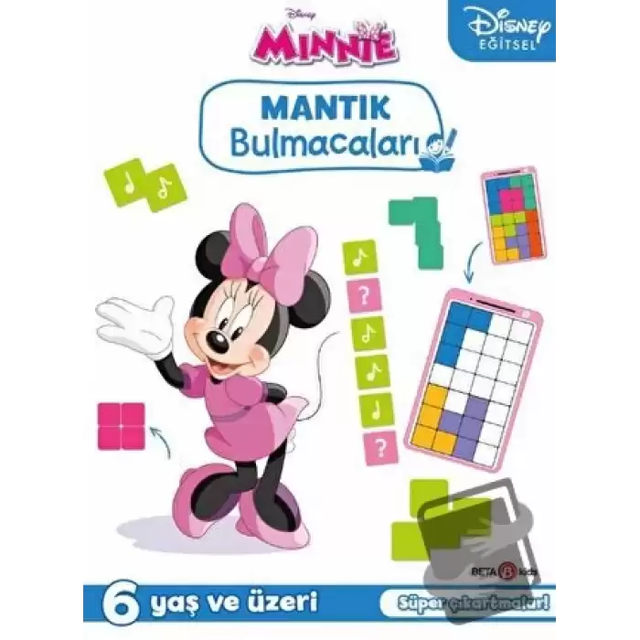 Disney Eğitsel Minnie Çıkartmalı Mantık Bulmacaları